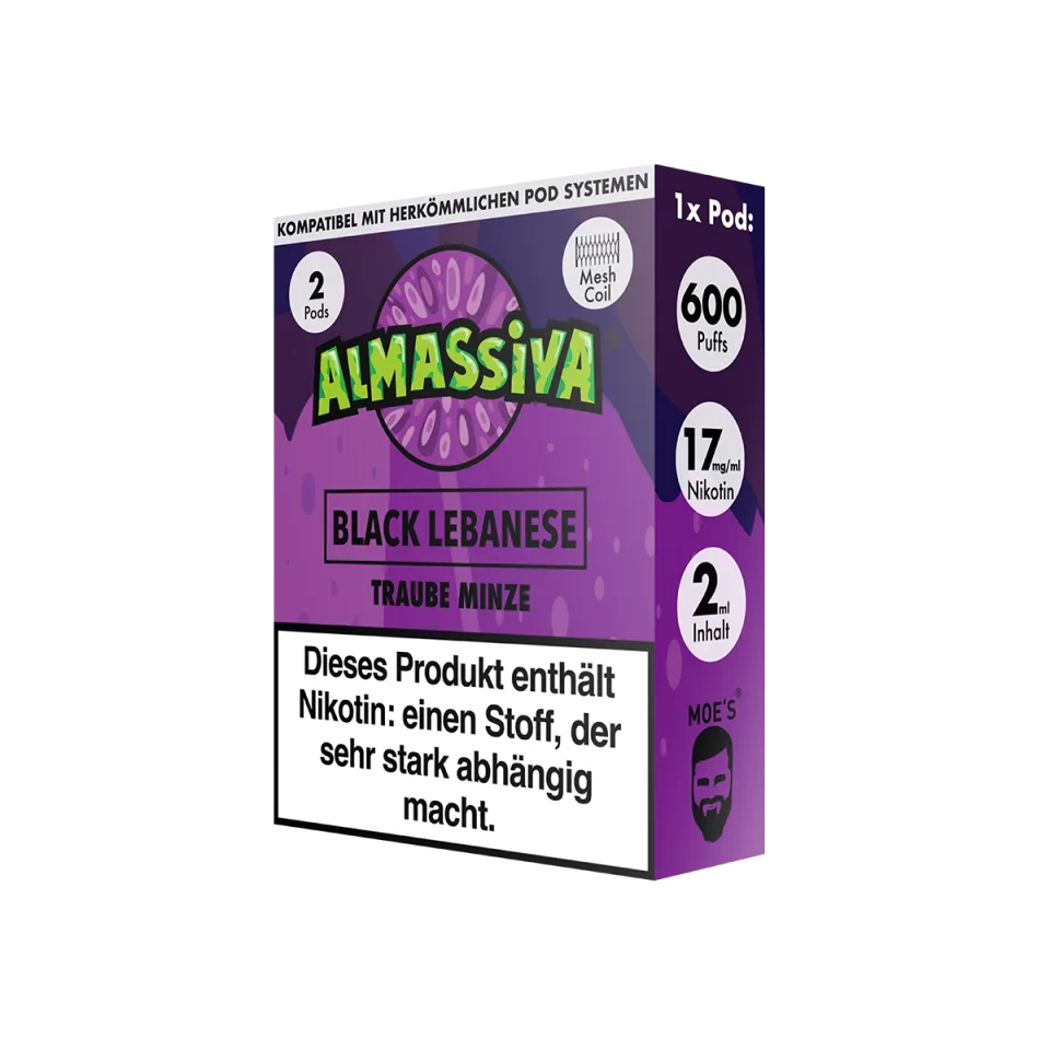 Al Massiva Prefilled Pod Black Lebanese 17mg