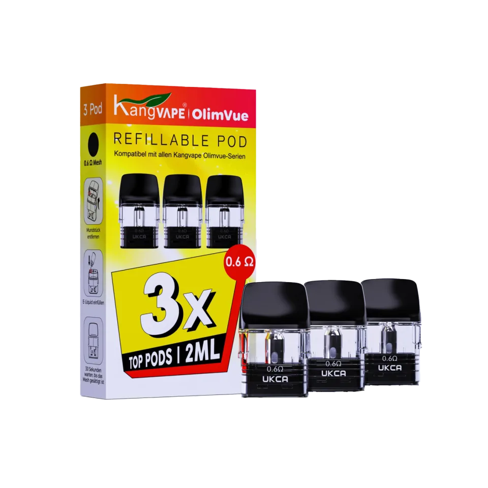 Kangvape Olimvue Refillable Pod 3er Pack 0.6Ω