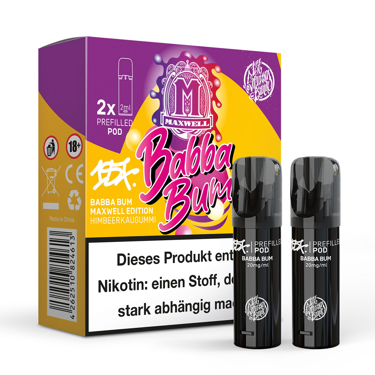 187 Prefilled Pod 2er Pack Babba Bum 20mg