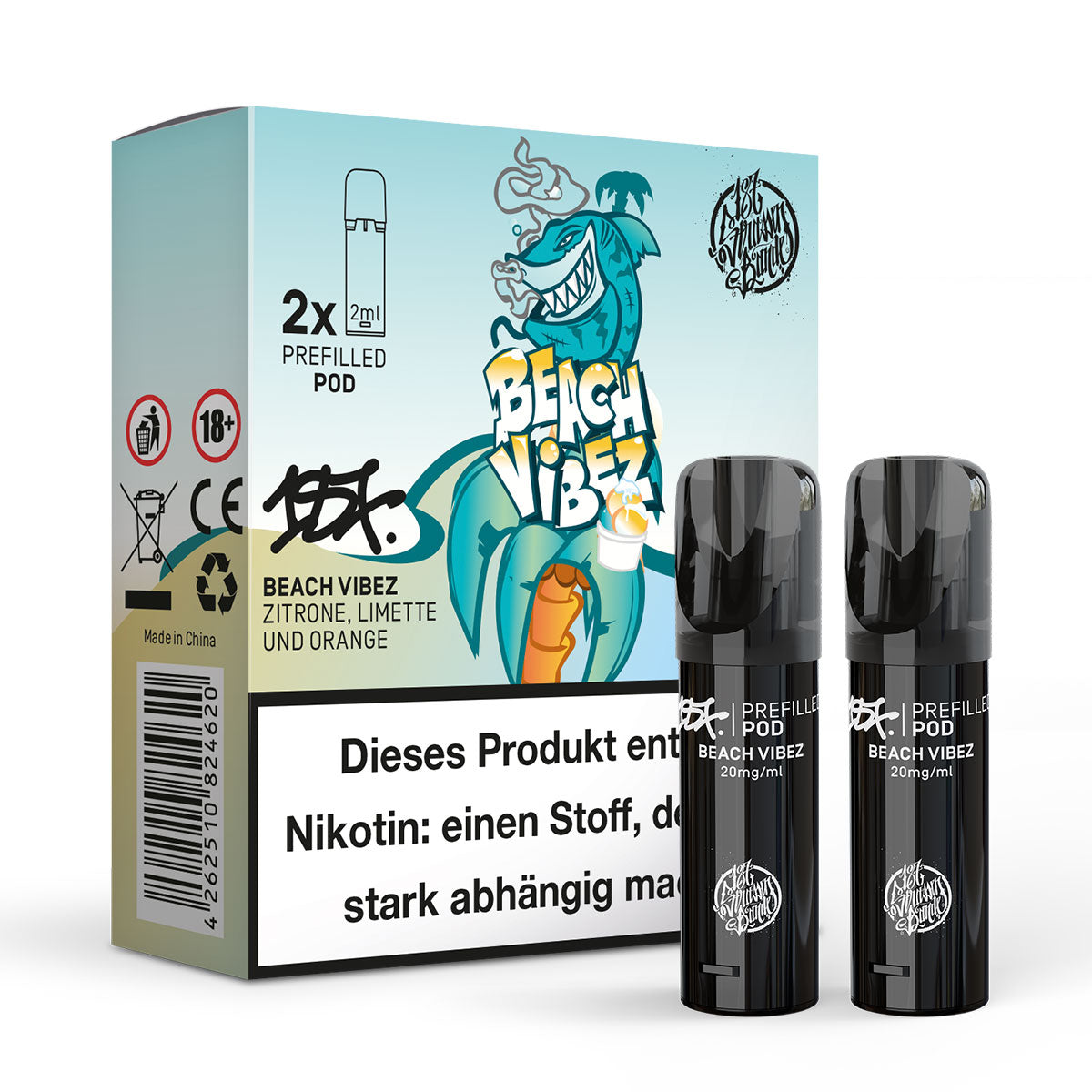 187 Prefilled Pod 2er Pack Beach Vibez 20mg