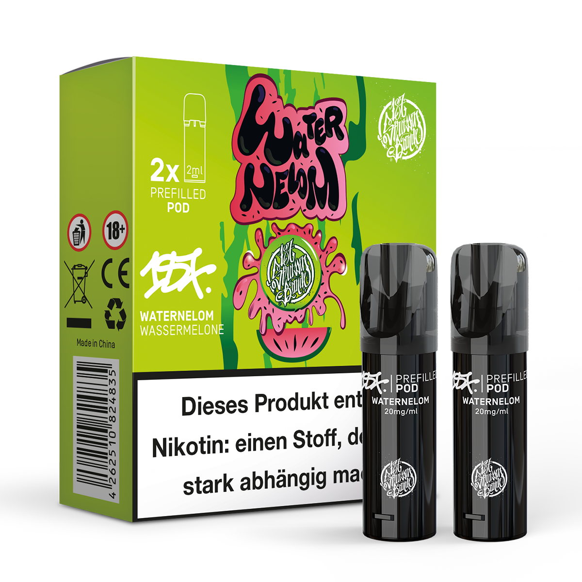 187 Prefilled Pod 2er Pack Waternelom 20mg