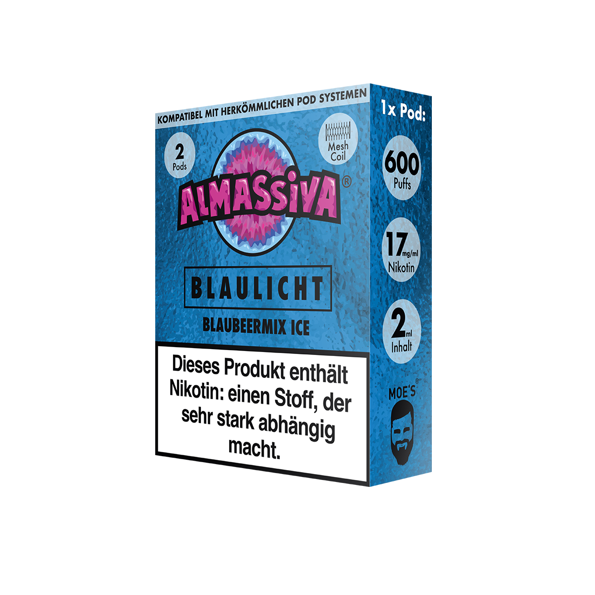 Al Massiva Prefilled Pod Blaulicht 17mg