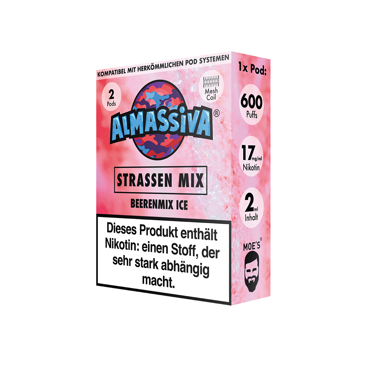 Al Massiva Prefilled Pod Strassen Mix 17mg