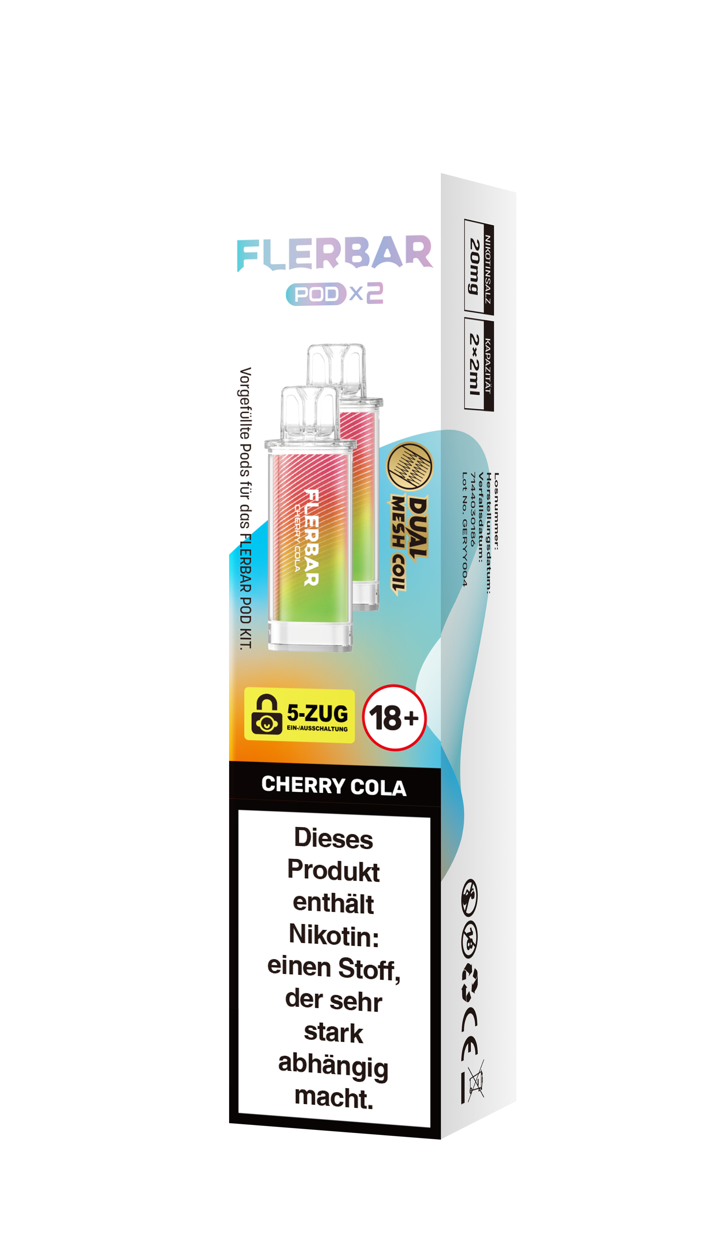 Flerbar Prefilled Pod Cherry Cola 20mg 600