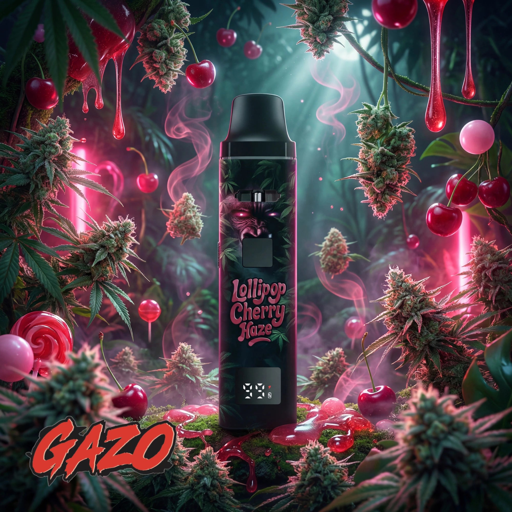 GAZO VAPE H3BTA 1ml Lollipop Cherry