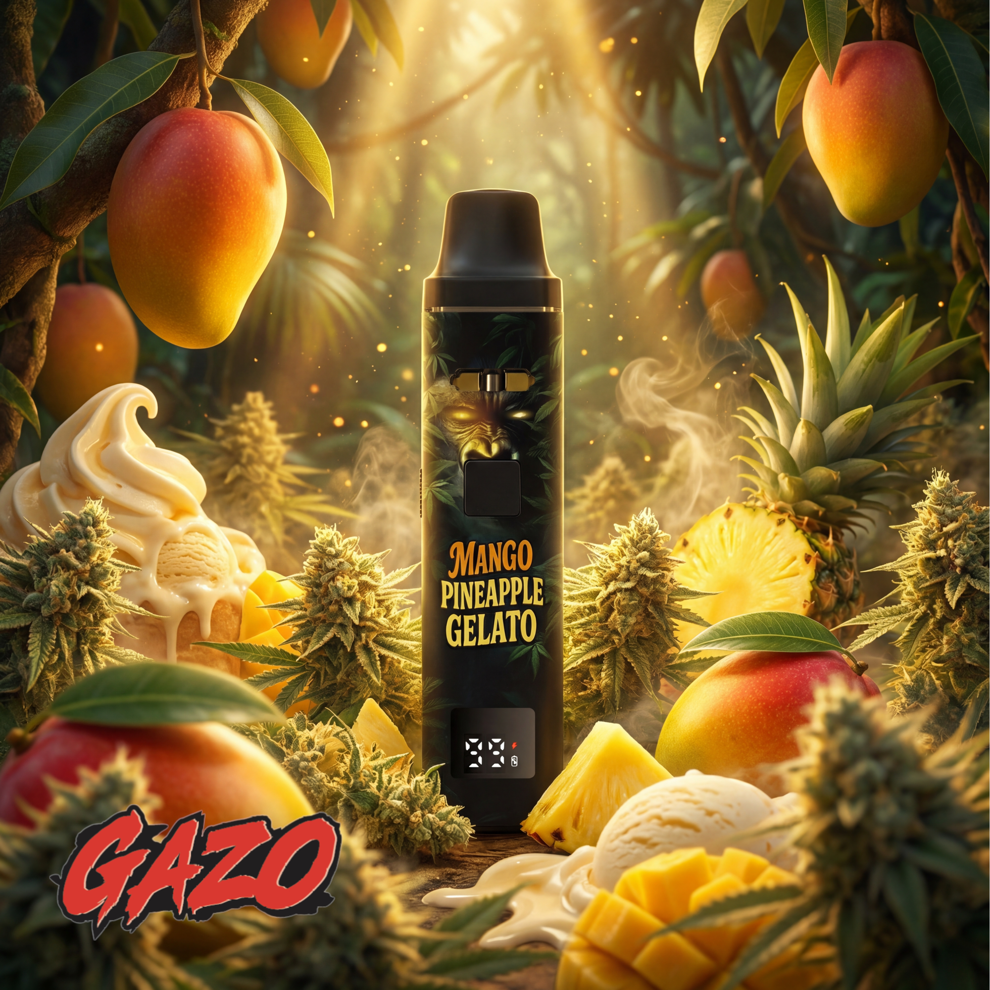 GAZO VAPE H3BTA 1ml Mango Pineapple