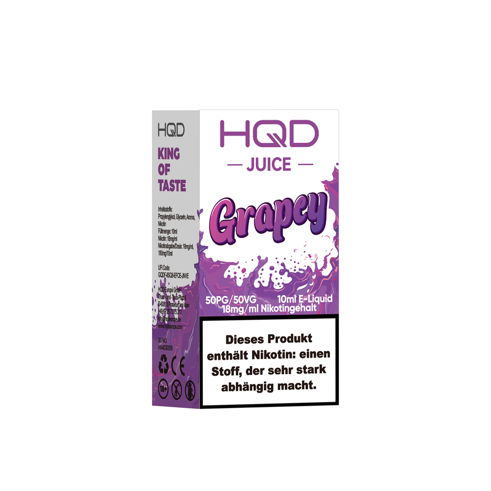 HQD Juice Grapey 10ml 18mg