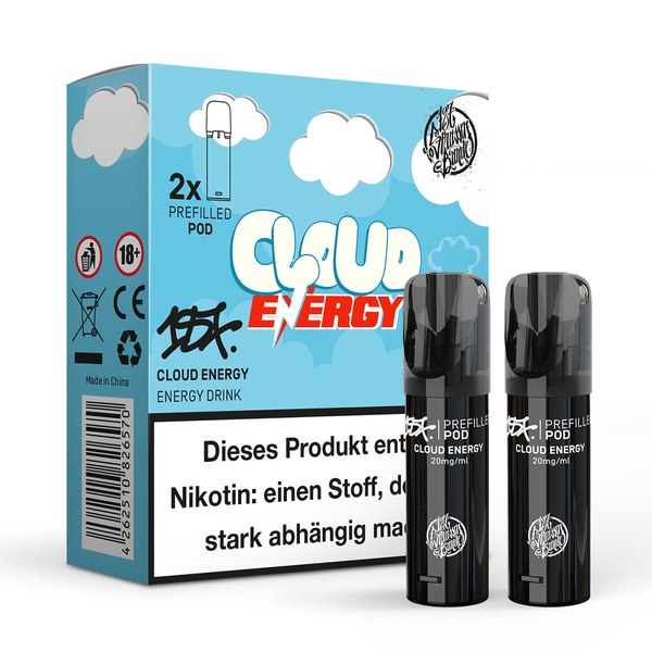 187 Prefilled Pod 2er Pack Cloud Energy 20mg
