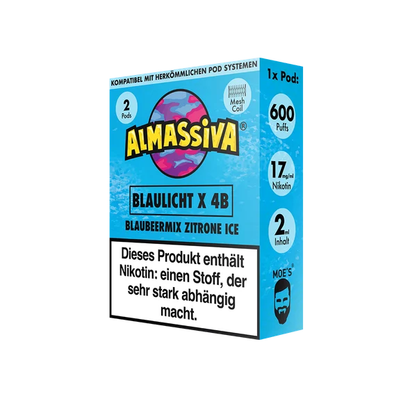 Al Massiva Prefilled Pod Blaulicht X 4B 17mg