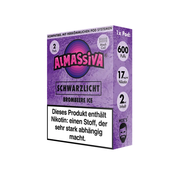 Al Massiva Prefilled Pod Schwarzlicht 17mg