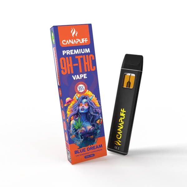 CANAPUFF 95% Vape 9H-THC 1ml Blue Dream