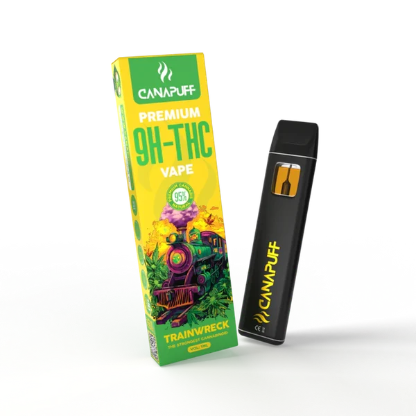 CANAPUFF 95% Vape 9H-THC 1ml Trainwreck