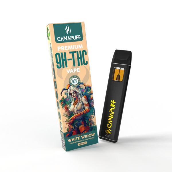 CANAPUFF 95% Vape 9H-THC 1ml White Widow
