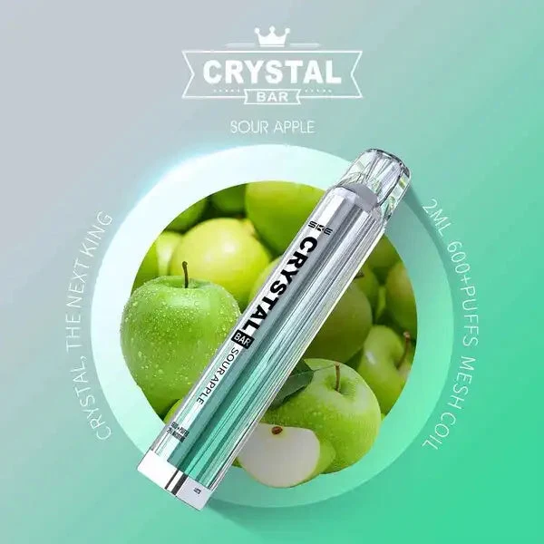 Crystal Bar 600 Sour Apple 20mg