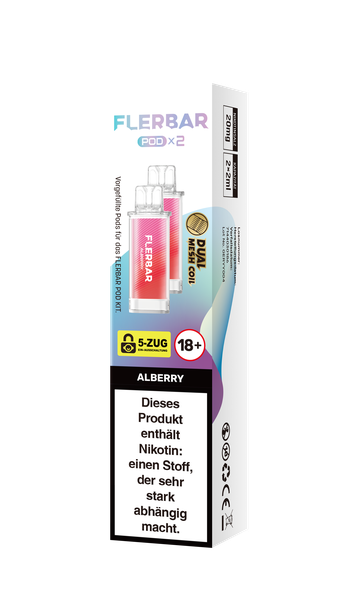 Flerbar Prefilled Pod Alberry 20mg 600