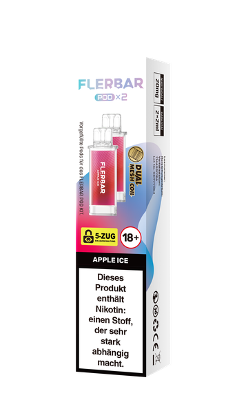 Flerbar Prefilled Pod Apple Ice 20mg 600