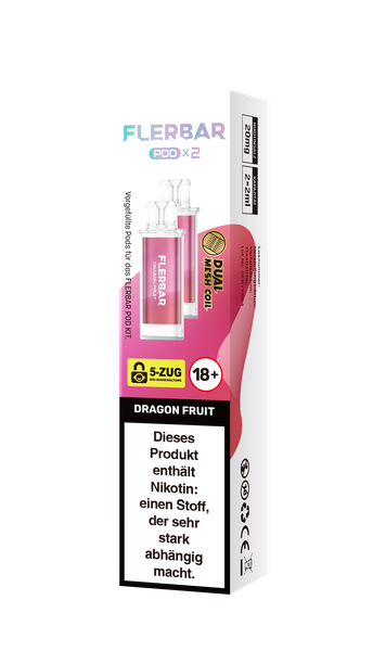 Flerbar Prefilled Pod Dragon Fruit 20mg 600