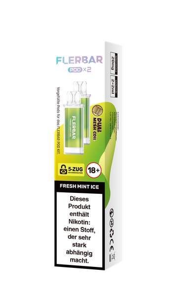 Flerbar Prefilled Pod Fresh Mint Ice 20mg 600