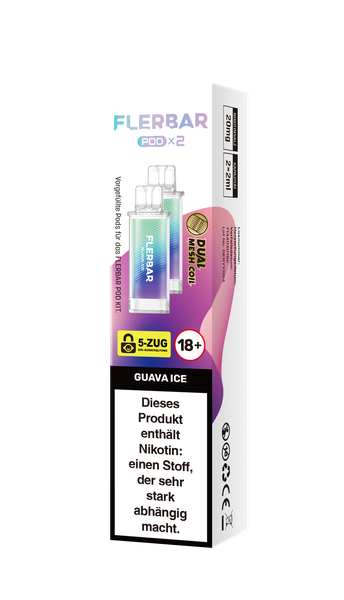 Flerbar Prefilled Pod Guava Ice 20mg 600