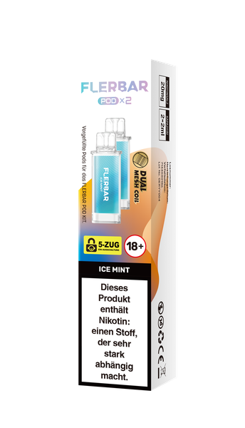 Flerbar Prefilled Pod Ice Mint 20mg 600