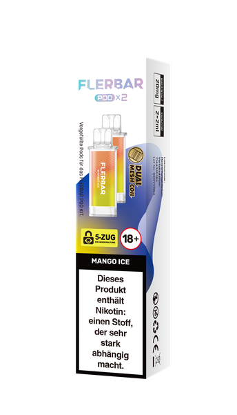 Flerbar Prefilled Pod Mango Ice 20mg 600