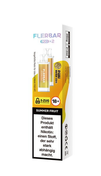 Flerbar Prefilled Pod Summer Fruit 20mg 600
