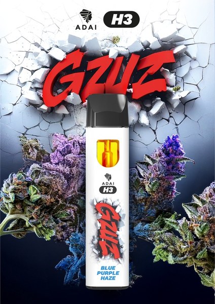 GZUZ H3 Superior Blend Vaporizer Blue Purple Haze