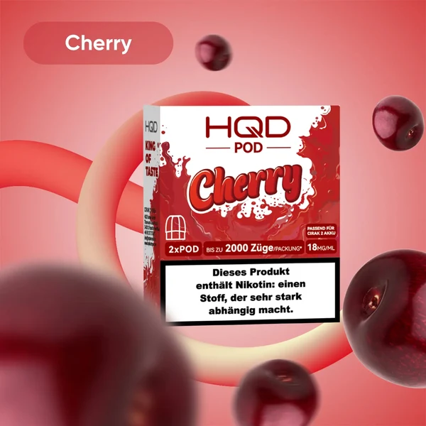 HQD Cirak 2 Pod Cherry 18mg 1200