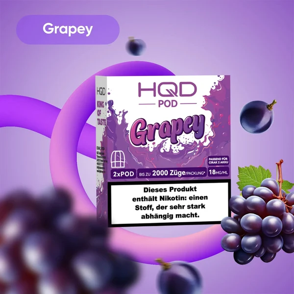 HQD Cirak 2 Pod Grapey 18mg 1200