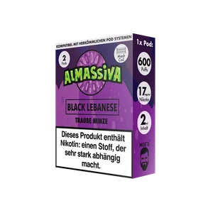 Al Massiva Prefilled Pod Black Lebanese 17mg Bild 1