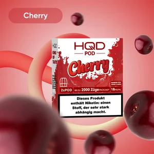HQD Cirak 2 Pod Cherry 18mg 1200 Bild 1